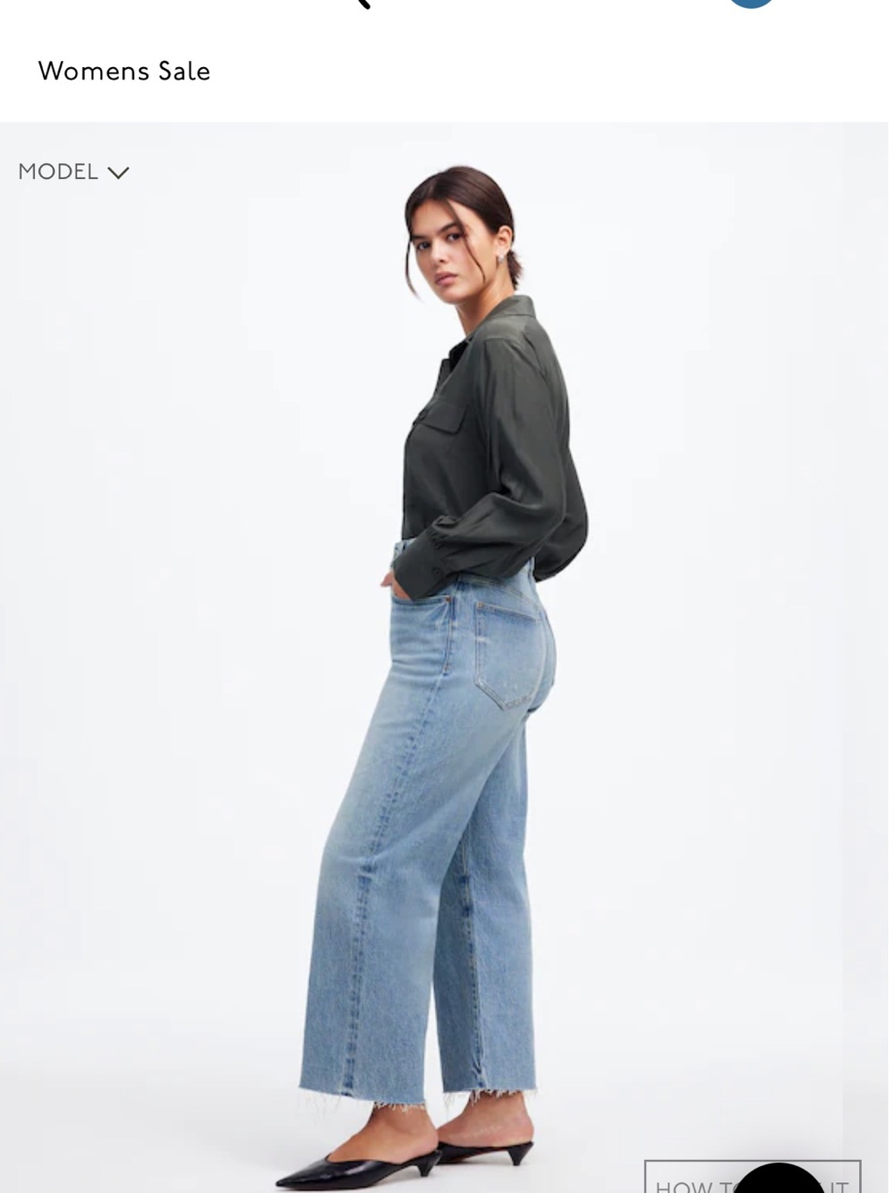 The Perfect Vintage Wide-Leg Crop Jean - Picture 2 of 5